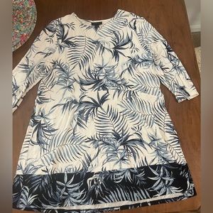 3/4 sleeves leafy shirt